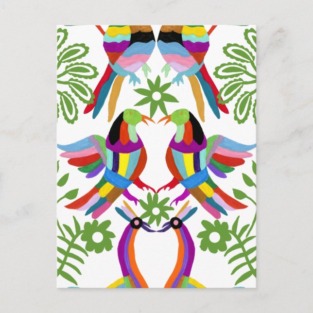 Modern Otomi Design III Postcard (Front)