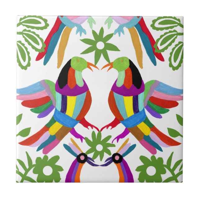 Modern Otomi Design III Tile (Front)