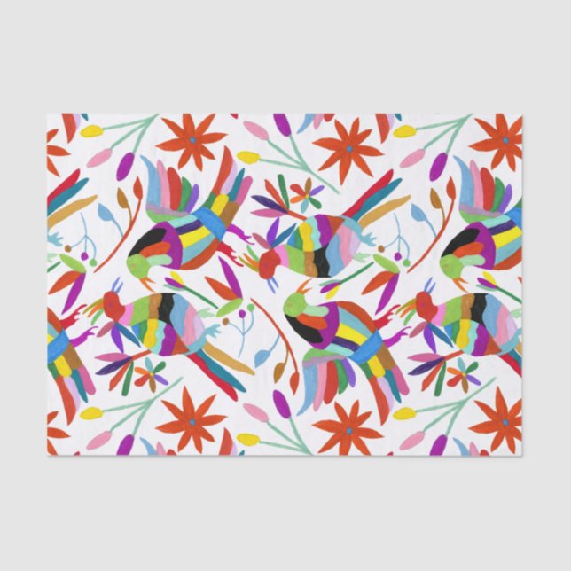 Modern Otomi Design III Tissue Paper (Front)