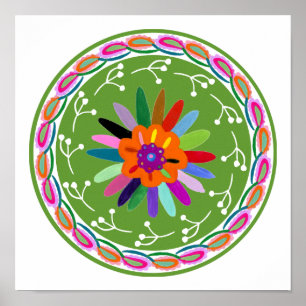 Modern Otomi Design Poster