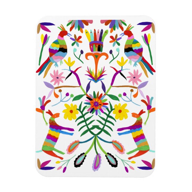 Modern Otomi I Magnet (Vertical)
