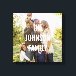 Modern Overlay Custom Photo Canvas Print<br><div class="desc">Upload your photo to create a one-of-a-kind gift for yourself or someone else! See our complete collections at berryberrysweet.com. Custom colours also available upon request. Design © berryberrysweet.com</div>