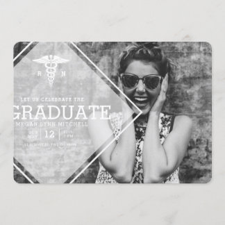 Modern Overlay | RN Graduation Party Photo Invitation