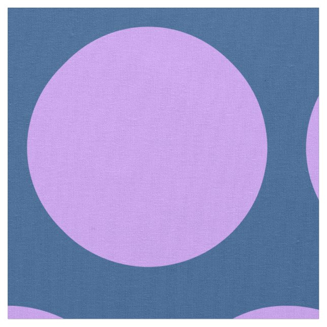 Modern Oversized Polka Dot Pattern Fabric (Close Up)