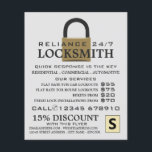 Modern Padlock, Locksmith Advertising Flyer<br><div class="desc">Modern Padlock,  Locksmith Advertising Flyers By The Business Card Store.</div>