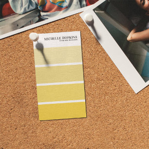Modern Paint Colour Strip   Interior Designer Business Card