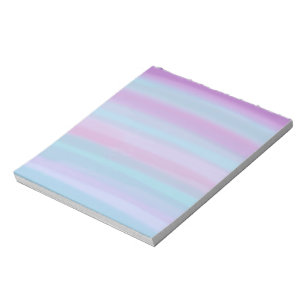 Modern Painted Blue and Purple Colours Notepad