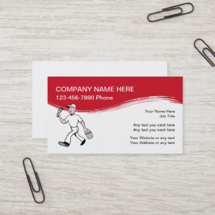 Modern Painter Businesscards Business Card
