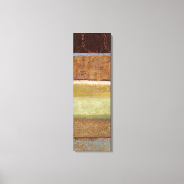 Modern Painting in Earth Tones by Norman Wyatt Canvas Print (Front)