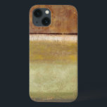 Modern Painting in Earth Tones by Norman Wyatt iPhone 13 Case<br><div class="desc">Healthy earth tones permeate this modern painting by Norman Wyatt. The colors of the piece blend together wonderfully,  and would look great in any room of your home. It would also make an amazing gift!</div>