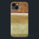 Modern Painting in Earth Tones by Norman Wyatt iPhone 13 Case<br><div class="desc">Healthy earth tones permeate this modern painting by Norman Wyatt. The colors of the piece blend together wonderfully,  and would look great in any room of your home. It would also make an amazing gift!</div>