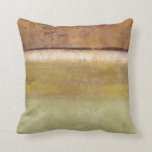 Modern Painting in Earth Tones by Norman Wyatt Cushion<br><div class="desc">Healthy earth tones permeate this modern painting by Norman Wyatt. The colours of the piece blend together wonderfully,  and would look great in any room of your home. It would also make an amazing gift!</div>