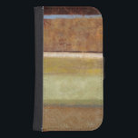 Modern Painting in Earth Tones by Norman Wyatt Samsung S4 Wallet Case<br><div class="desc">Healthy earth tones permeate this modern painting by Norman Wyatt. The colours of the piece blend together wonderfully,  and would look great in any room of your home. It would also make an amazing gift!</div>