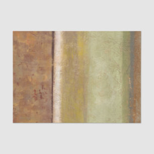 Modern Painting in Earth Tones by Norman Wyatt Tissue Paper
