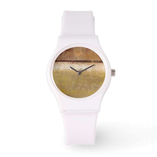 Modern Painting in Earth Tones by Norman Wyatt Watch (Front)