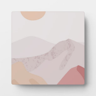 Modern painting plaque