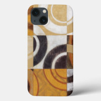 Modern Painting with Circular Patterns