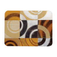 Modern Painting with Circular Patterns