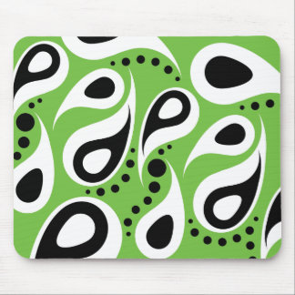 Modern Paisley -  Green Mouse Mat