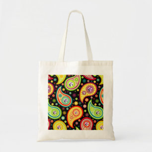 Modern Paisley Pattern - Diamond Studs Tote Bag