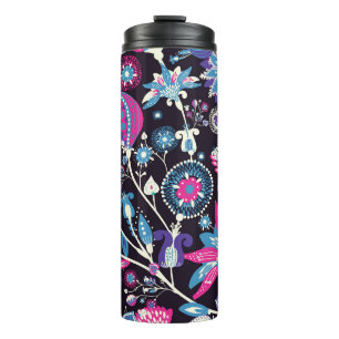 Modern paisley: traditional oriental pattern. thermal tumbler