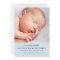 Modern Pale Blue Baby Boy Photo Collage Birth