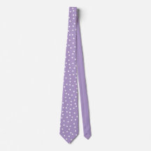 Modern pale Purple White Polka Dots Groom Gift