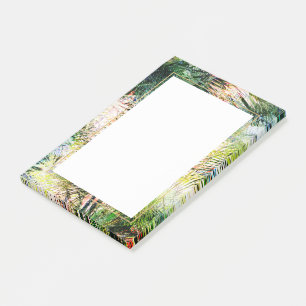 Modern Palm Leaves Tropical Abstract Design Post-it Notes