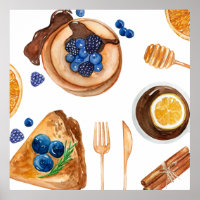 Modern Pancakes Kitchen Beauty Breakfast