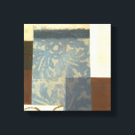 Modern Panel Painting Canvas Print<br><div class="desc">A Norman Wyatt original,  this work is a modern panel painting with a number of different colours. Brown blends with grey,  cream and yellow in this piece. There are even a few circles in the bottom left corner of the work. Get your hands on this print today!</div>