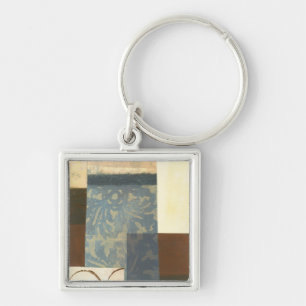 Modern Panel Painting Key Ring