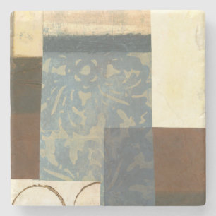 Modern Panel Painting Stone Coaster