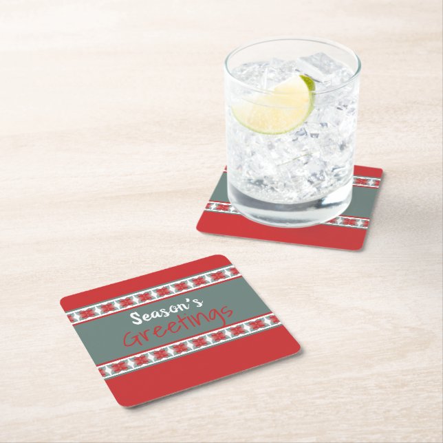 Modern Paper Coaster For the Holidays (Insitu)