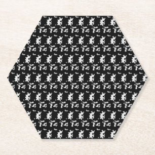 Modern Paper Coasters Chic Table Style