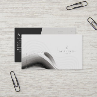 Modern Parametric Futurist Architect Business Card