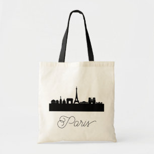 Modern  Paris, France City   Stylised Skyline  Tote Bag