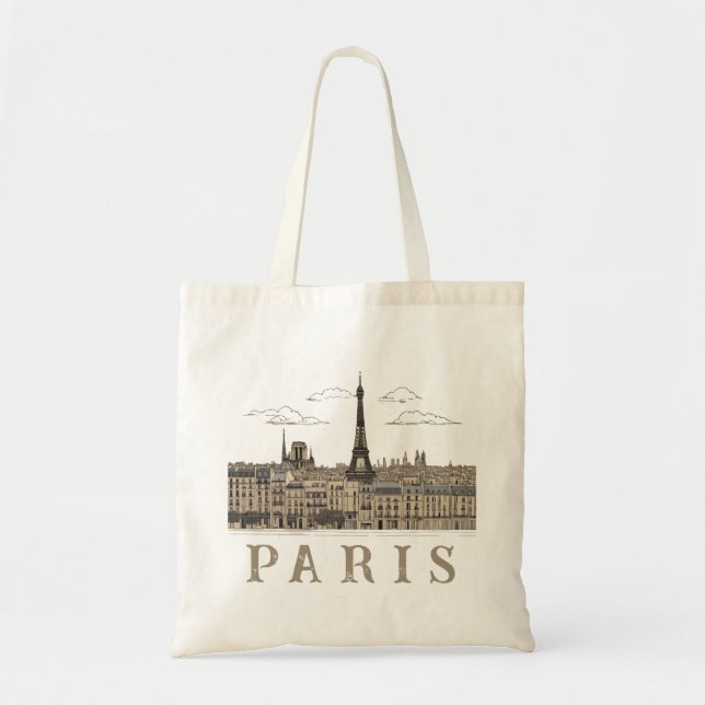Modern  Paris, France City  Tote Bag (Front)