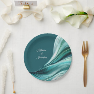 Modern Party Supplies-Emerald Green- Paper Plate