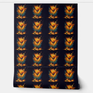 Modern Party Time Neon Collection Wallpaper