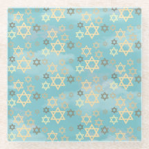 Modern Passover Blue Sky Stars of David