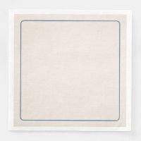 Modern Passover Seder Linen-Style Paper Napkin
