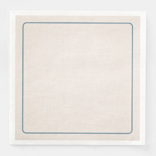 Modern Passover Seder Linen-Style Paper Napkin
