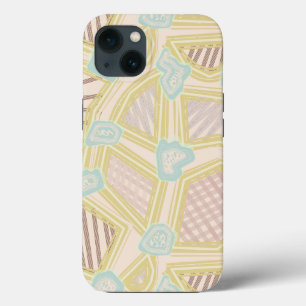 Modern Pastel Abstract Geometric Phone Case