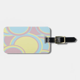 Modern Pastel Abstract Painting Luggage Tag