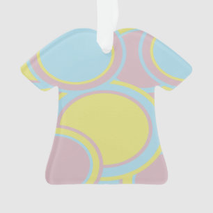 Modern Pastel Abstract Painting Ornament