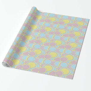 Modern Pastel Abstract Painting Wrapping Paper