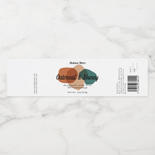 Modern Pastel Abstract Soap Label Design