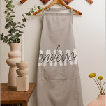 Modern Pastel Beauty Personalised You Name Apron<br><div class="desc">Modern Pastel Beauty Personalised You Name</div>