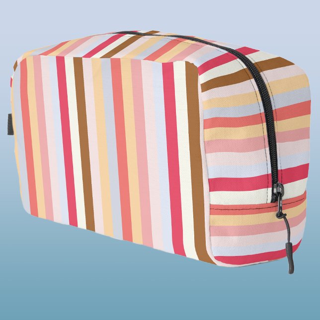 Modern Pastel Candy Stripe Dopp Kit (Creator Uploaded)