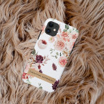 Modern Pastel Flowers & Kraft Personalised Gift iPhone 11 Case<br><div class="desc">This personalised gift is a beautiful and unique option for anyone who loves flowers and a touch of rustic charm. The gift features a set of modern pastel flowers set against a kraft paper background, creating a lovely contrast that is sure to catch the eye.The flowers are arranged in a...</div>
